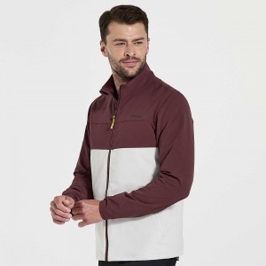 Saucony Bluster Jacket Stone Colombia | 9642-LRPTE