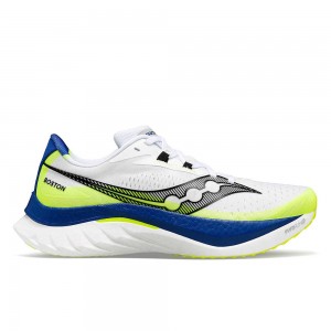 Saucony Boston Endorphin Speed 4 Blancas Azules Colombia | 8245-JCRAG