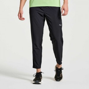 Saucony Boston Woven Pant Negras Colombia | 4829-LDFJE