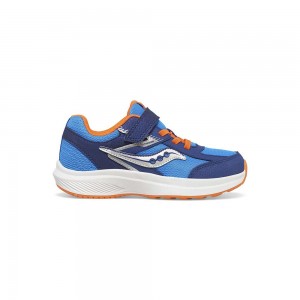 Saucony Cohesion Kdz A/C Sneaker Azules Naranjas Colombia | 0418-QUEML