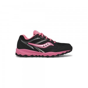 Saucony Cohesion Tr14 Encaje Sneaker Negras Rosas Colombia | 3176-MFEYW