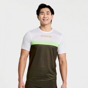 Saucony Elite Corta Sleeve Umbra Colombia | 9251-ECSOP