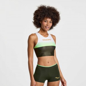 Saucony Elite Crop Top Umbra Colombia | 7091-HLTVS