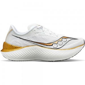 Saucony Endorphin Pro 3 Blancas Doradas Colombia | 1408-TKWJG