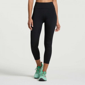 Saucony Explorer Utility Crop Tight Negras Colombia | 0537-BCMLD