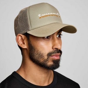 Saucony Foamie Trucker Hat Cafe Colombia | 1204-GXRMB