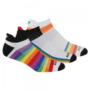 Saucony Inferno Liteweight 3-Pack Socks Rainbow Colombia | 0483-PBYUI