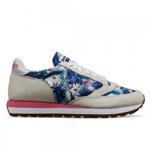 Saucony Jazz 81 Floral Blancas Colombia | 3627-MCBGU