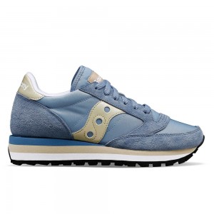 Saucony Jazz Triple Azules Claro Doradas Colombia | 9438-LXMUF