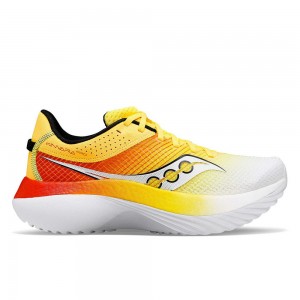 Saucony Kinvara Pro ViZiGold Infrared Colombia | 3840-HXFID