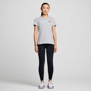 Saucony New York Rested T-Shirt New York 2023 Colombia | 5817-QAFEL