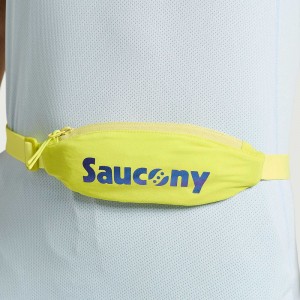 Saucony Outpace Run Belt Citron Colombia | 0983-YQAOK