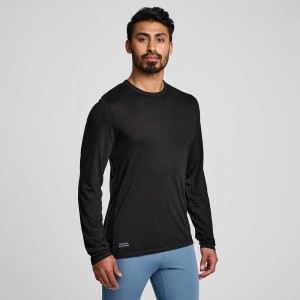 Saucony Peregrine Merino Long Sleeve Negras Colombia | 1862-TYMJC