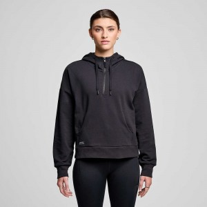 Saucony Recovery Zip Hoody Negras Colombia | 8074-EWXRB