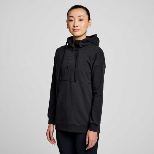 Saucony Recovery Zip Tunic Negras Colombia | 2396-EVLXJ