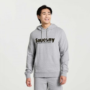 Saucony Rested Hoodie Gris Claro Colombia | 5793-OGWHN