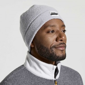 Saucony Rested Sherpa Beanie Gris Claro Colombia | 8746-DPRAI