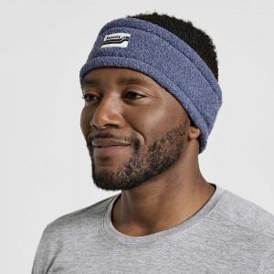 Saucony Rested Sherpa Headband Sodalite Heather Colombia | 8307-AIUDJ