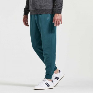 Saucony Rested Sweatpant Lagoon Graphic Colombia | 8926-ALUTP