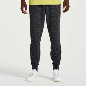 Saucony Rested Sweatpant Negras Colombia | 5096-RBXQO