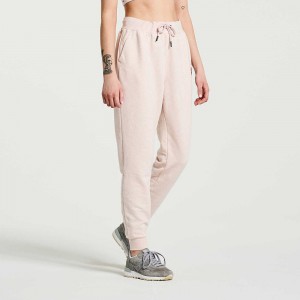 Saucony Rested Sweatpant Rosas Colombia | 7453-WCKTG