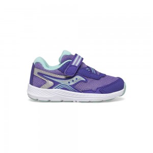 Saucony Ride 10 Jr. Sneaker Moradas Colombia | 1834-WAYCJ