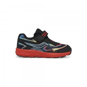 Saucony Ride 10 Jr. Sneaker Negras Rojas Colombia | 4602-CVORL