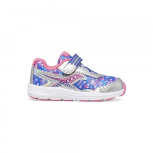 Saucony Ride 10 Jr. Sneaker Plateadas Rosas Colombia | 8316-LAECM