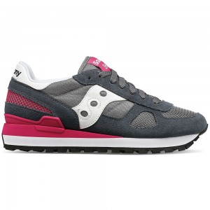 Saucony Shadow Original Gris Oscuro Rojas Colombia | 3285-BDGCS