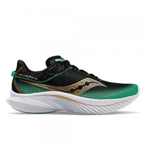 Saucony Shamrock Kinvara 14 Negras Verde Colombia | 0816-XDKMO