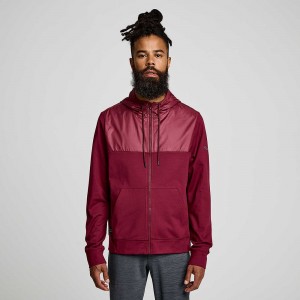 Saucony Solstice Zip Hoody Sundown Heather Colombia | 9683-WKZVT