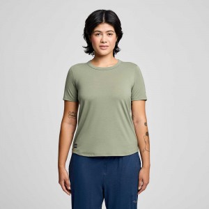 Saucony Triumph Corta Sleeve Bough Colombia | 7128-JPOCY