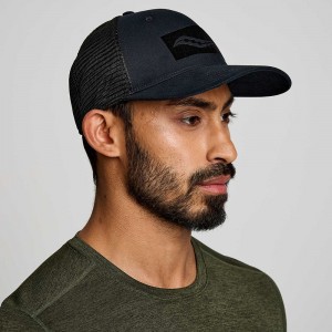 Saucony Trucker Hat Negras Colombia | 2649-KEMWC