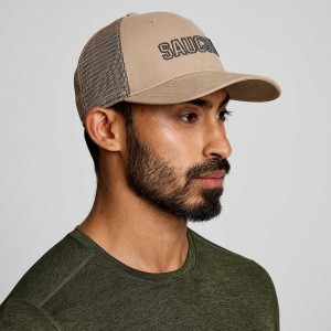 Saucony Trucker Hat Pewter Graphic Colombia | 0659-PZYNW