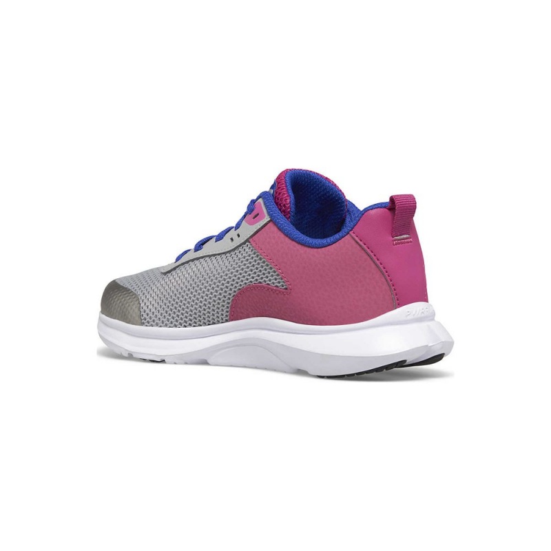 Saucony Axon 3 Sneaker Gris Fucsia Colombia | 2610-JCHLE