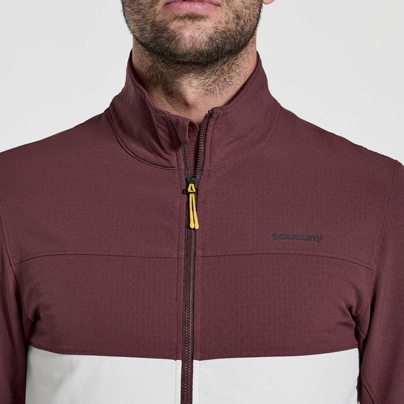 Saucony Bluster Jacket Stone Colombia | 9642-LRPTE