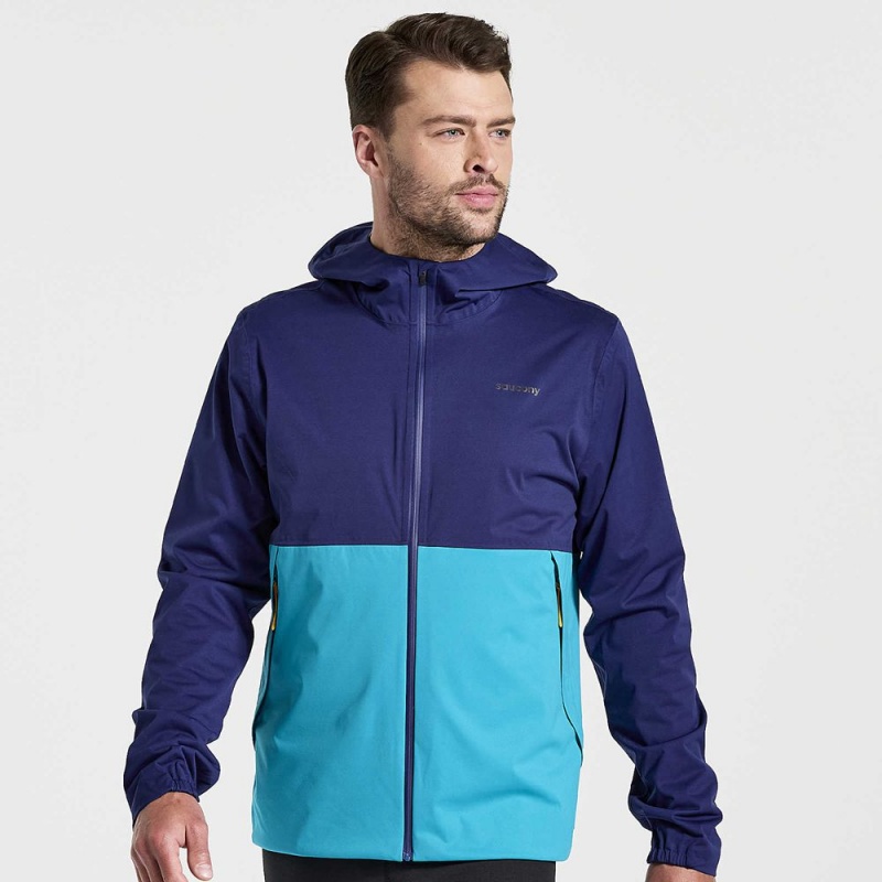 Saucony Boulder Drizzle Jacket Sodalite Colombia | 9546-QRGWX