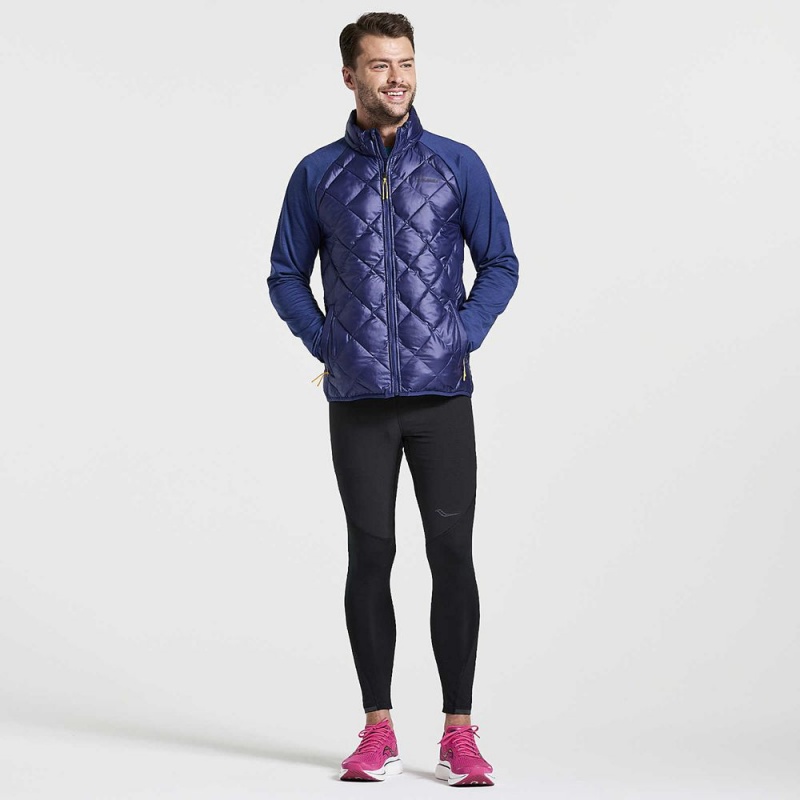 Saucony Boulder Oysterpuff Jacket Sodalite Colombia | 7219-EADJX