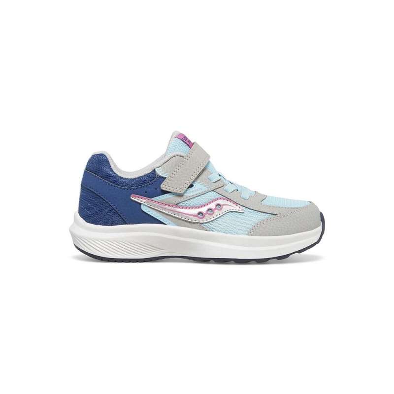 Saucony Cohesion Kdz A/C Sneaker Azul Marino Azules Claro Colombia | 4769-JKCDM