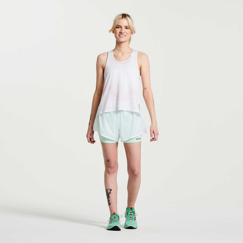 Saucony Elevate Tank Top Blancas Colombia | 0168-IPDVE