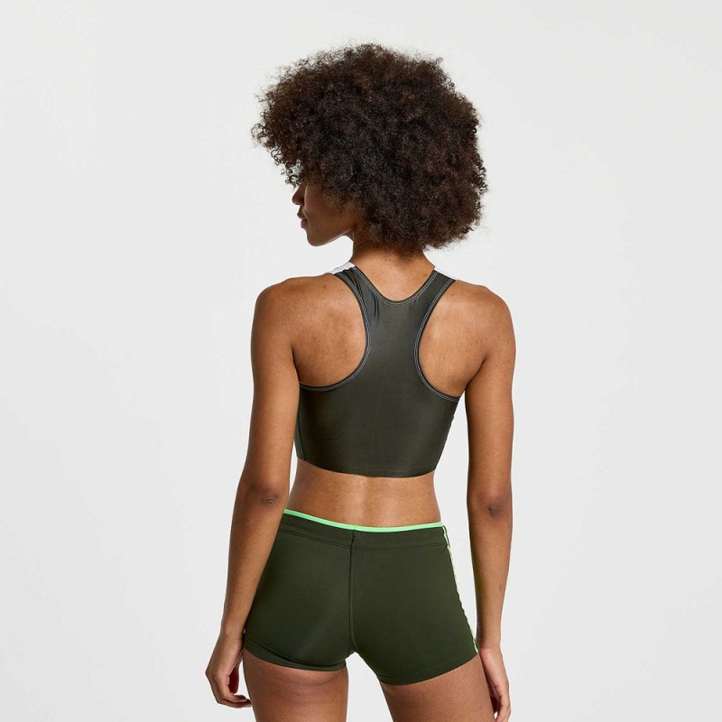 Saucony Elite Crop Top Umbra Colombia | 7091-HLTVS