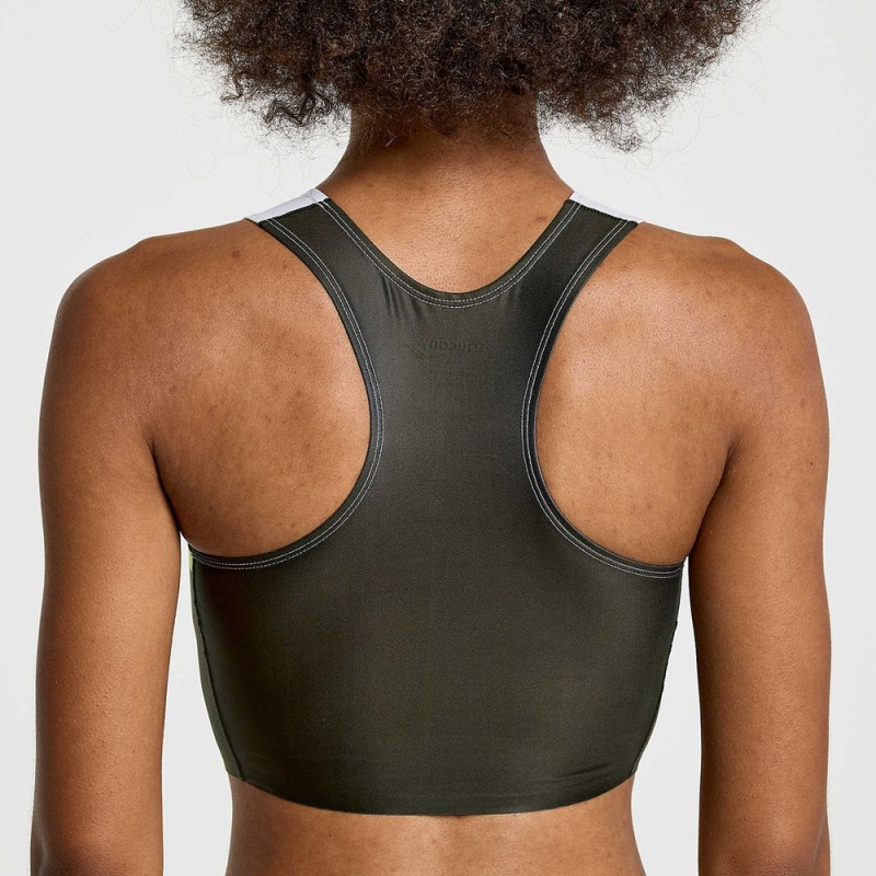 Saucony Elite Crop Top Umbra Colombia | 7091-HLTVS