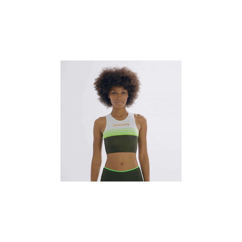 Saucony Elite Crop Top Umbra Colombia | 7091-HLTVS