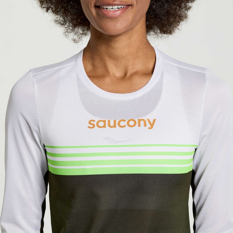 Saucony Elite Long Sleeve Umbra Colombia | 6358-FZMXR