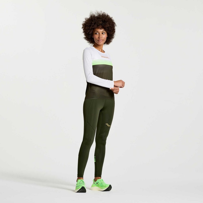 Saucony Elite Long Sleeve Umbra Colombia | 6358-FZMXR