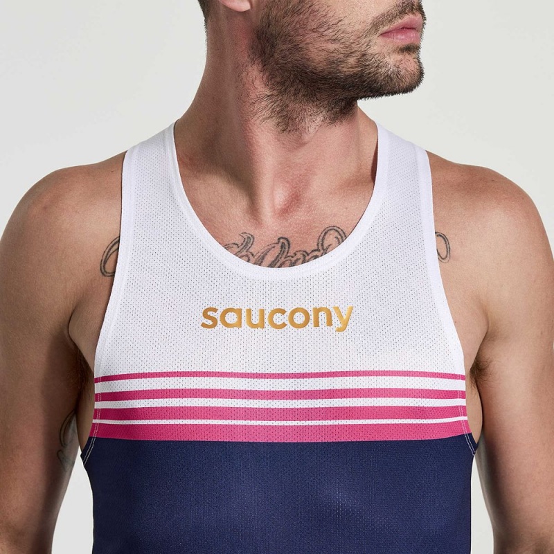 Saucony Elite Singlet Sodalite Colombia | 0217-ROFXQ