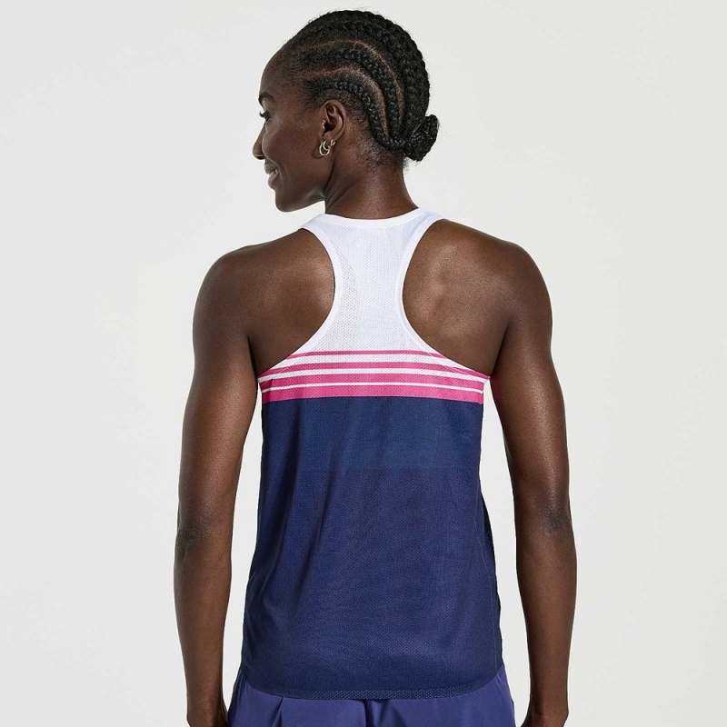 Saucony Elite Singlet Sodalite Colombia | 7014-NIXLG