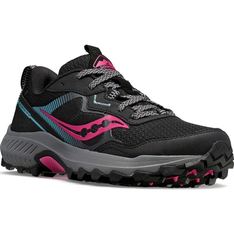 Saucony Excursion Tr16 Negras Fucsia Colombia | 8596-UHKGI