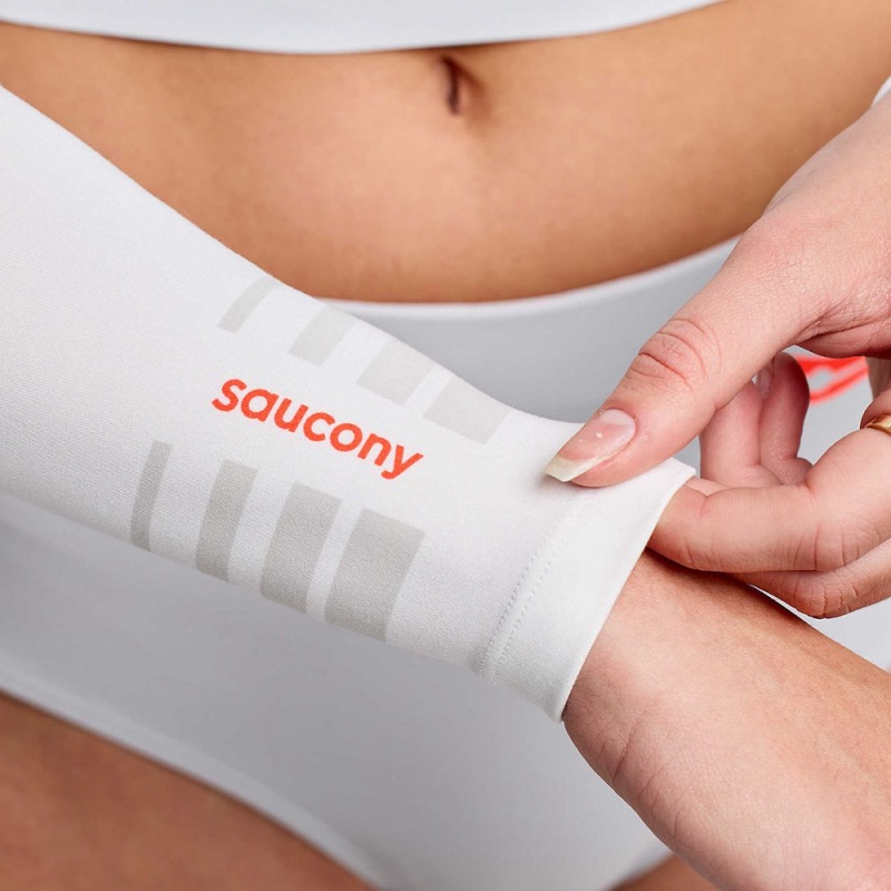 Saucony Fortify Arm Sleeves Blancas Colombia | 0195-OPFIB