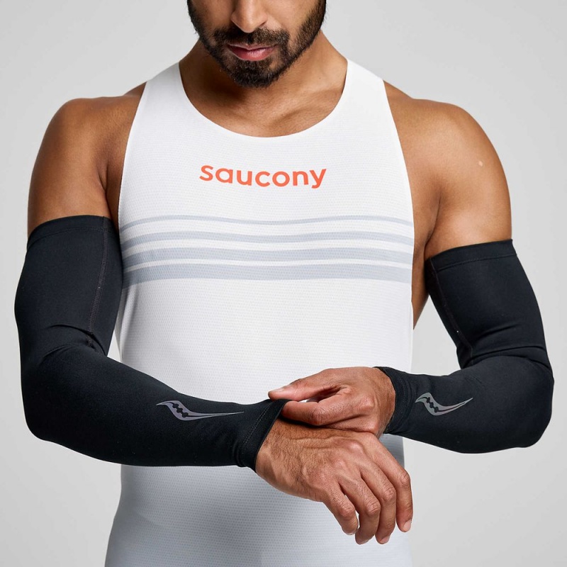 Saucony Fortify Arm Sleeves Negras Colombia | 2798-JBYXE